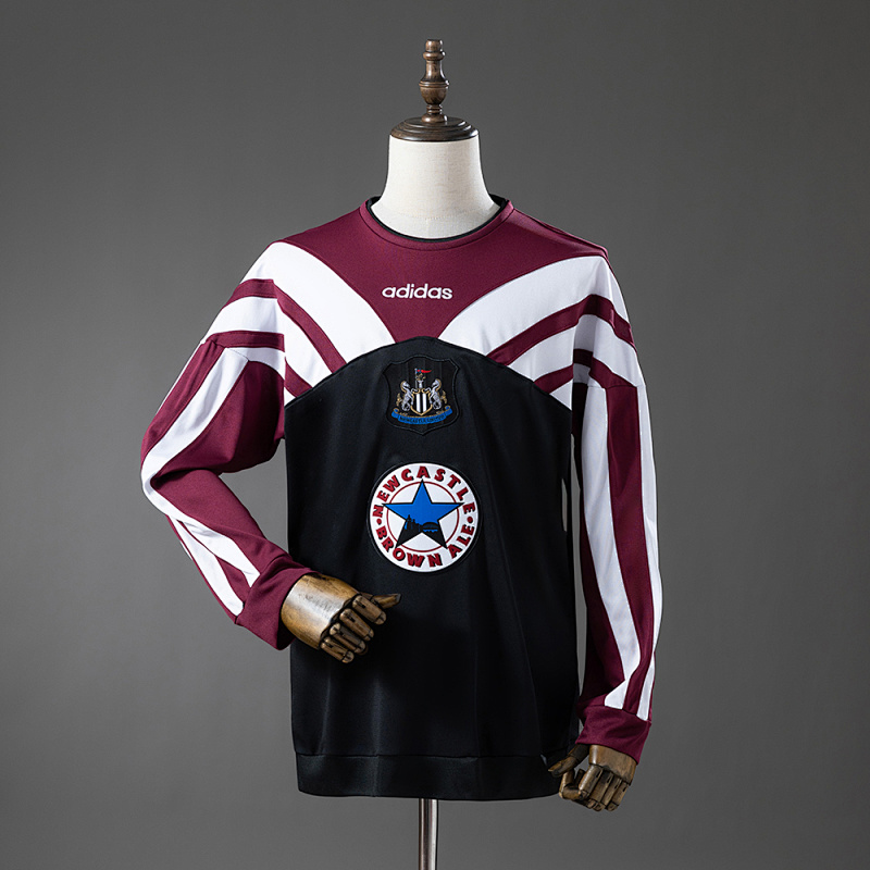 Camiseta retro de manga larga de entrenamiento del Newcastle United 95-96, tallas S-4XL